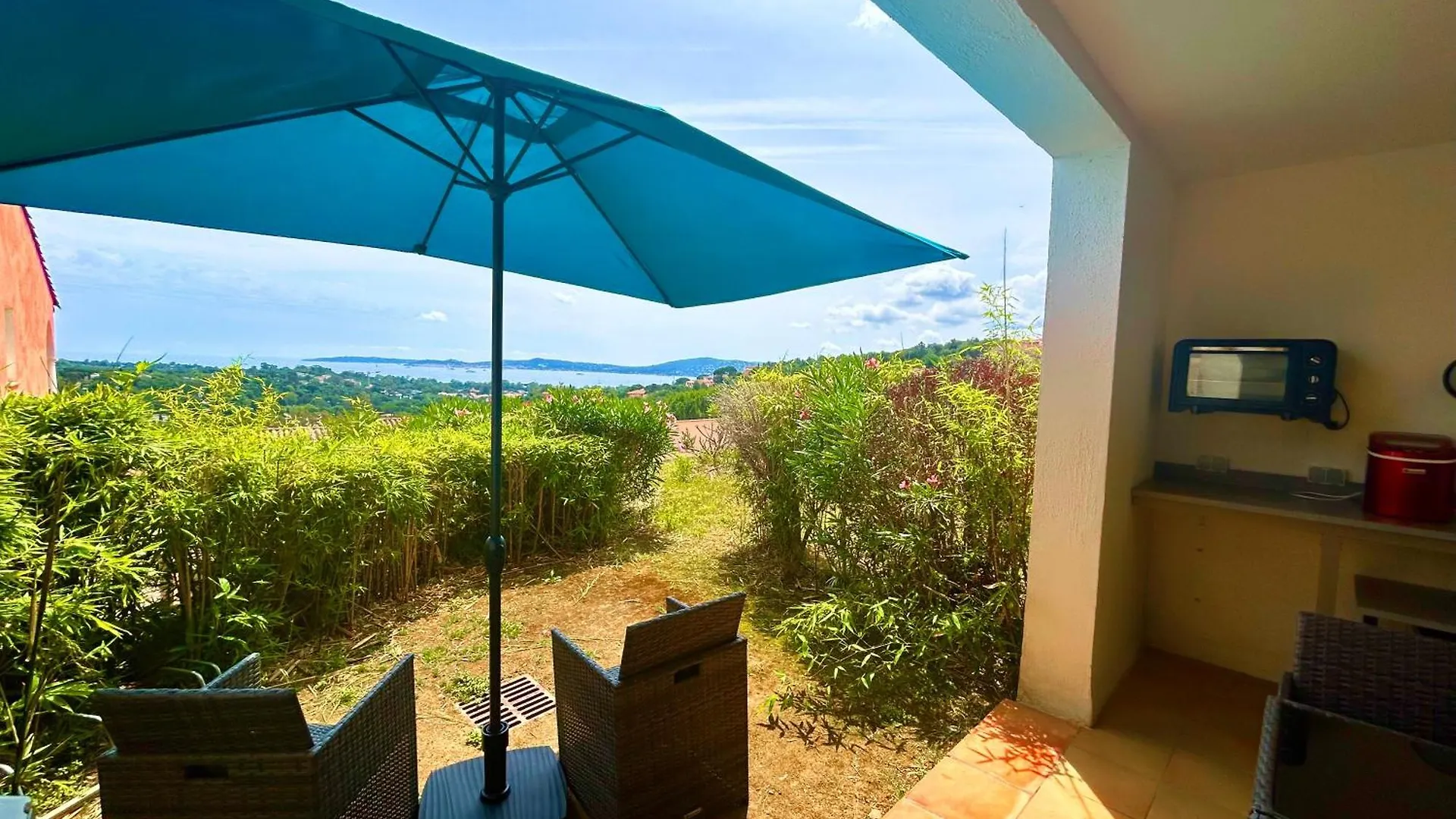 Apartment Les Restanques Vue Mer Roses 1070 Rez De Jardin Grimaud